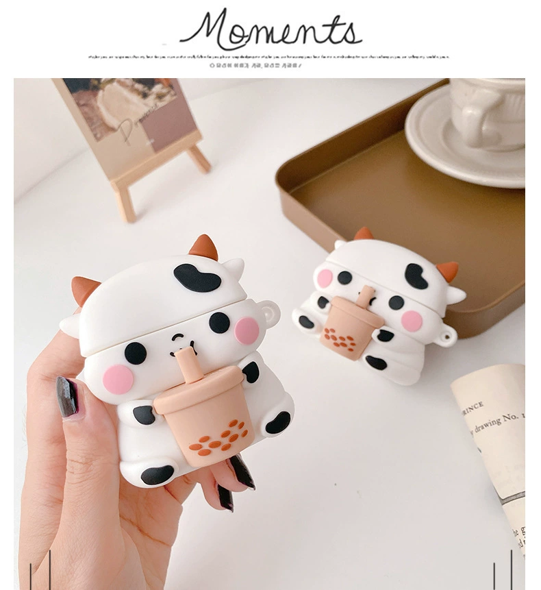 Apple, cute compatible cartoon protective case, wireless headphones, bluetooth