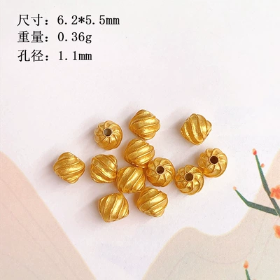 Zərgərlik ara hissələri ball pumpkin beads pixiu spacer - twisted-style