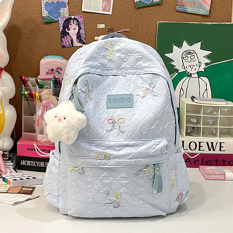 ランドセル日本高価値ガールバックパック小学生女性大容量カジュアルオールマッチナイロンスクールバックパック|undefined