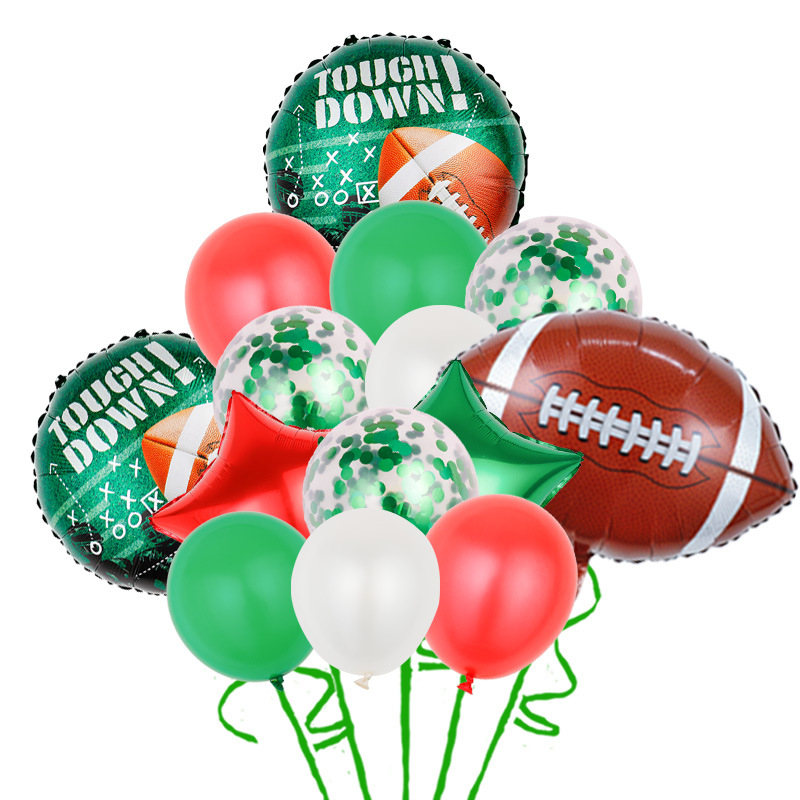 Football World Cup Birthday Star Football Aluminum Film Party Balloons 1 Set display picture 4