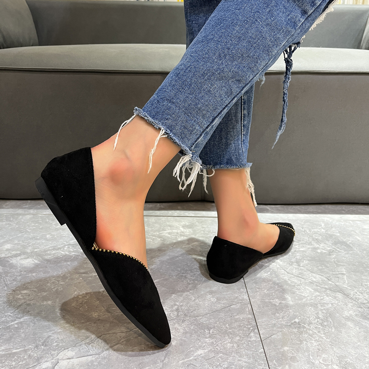 Diseño elegante de boca poco profunda