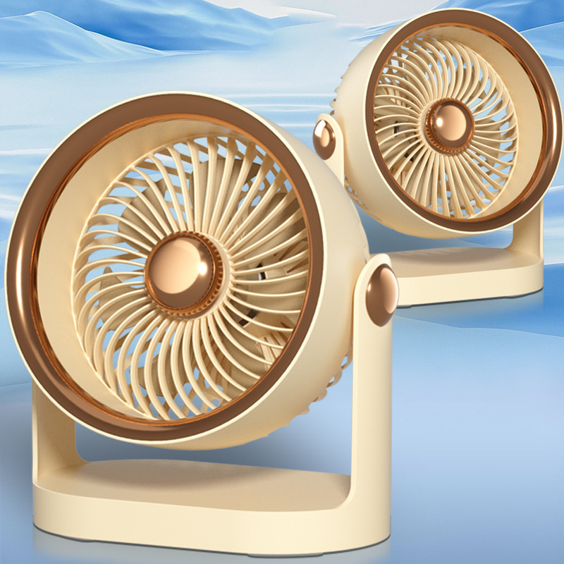 USB air circulation fan household electric fan desktop dormitory office desktop small shaking head fan