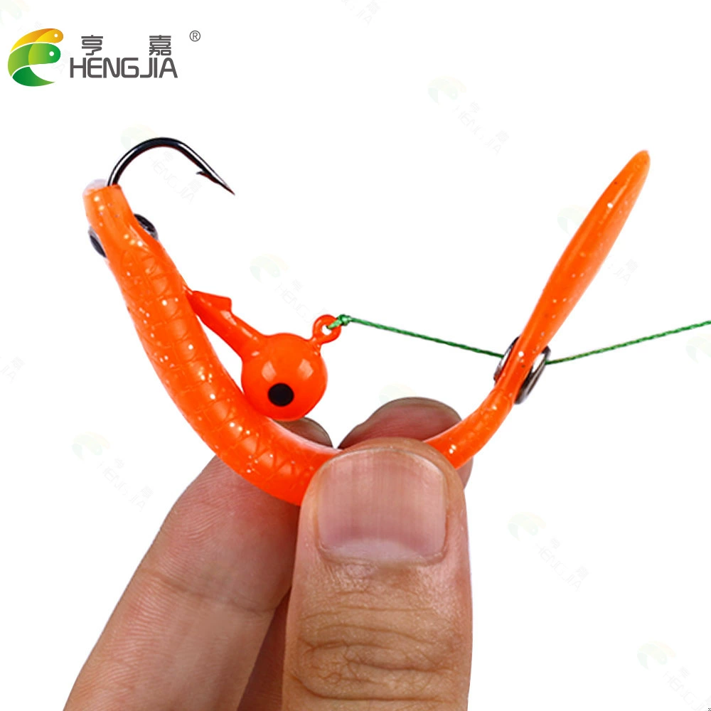 Пояснение Hengjia Hengjia новый хвост лоач 10 см 6 г программное искусственное приманка 10 цветов дорожка азиатская приманка рыба приманка