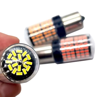 Avtomobil LED dönmə siqnalı əyləc işığı 7440 3014 144SMD yüksək işıqlı tərs işıq 1156
