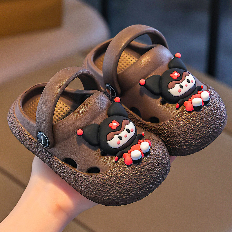 Bebé agujero zapatos de 1 año 3 interior impermeable contra colisiones zapatillas para niños de verano niños niñas zapatos de agujero para bebés pequeños