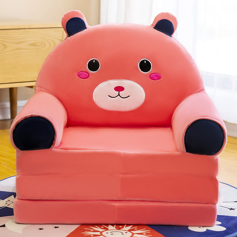 子供用折りたたみソファベッドかわいい三層漫画ベビーシート取り外し可能で洗える幼稚園昼寝ベッドクロスボーダー卸売|undefined