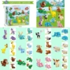 52097 Three -transformed animal [1 set of 12 packs]