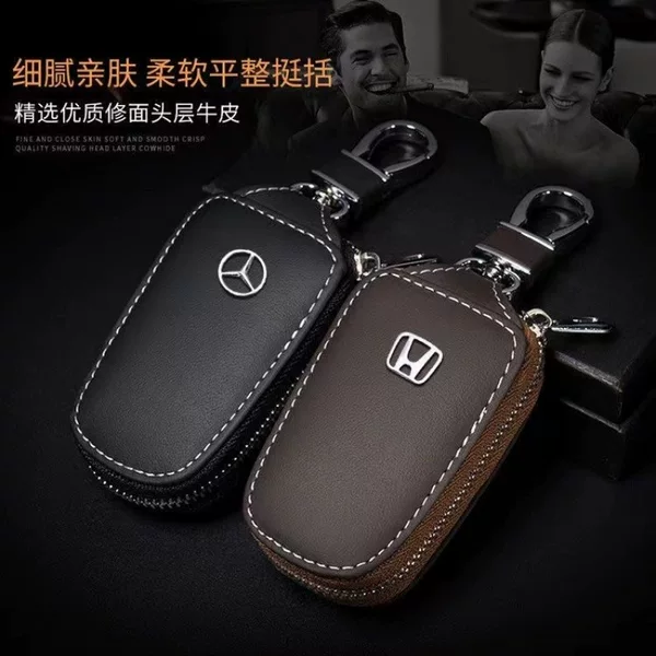 Cross-Border Car Key Bag, Universal Men's and Women's Creative Car Remote Control Protective Cover, Suitable for Volkswagen, Toyota and Hyundai