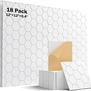 Amazon Spot Polyester Fiber Sound-Absorbing Panels Pattern Processing Design Soundproof Panels Noise Reduction Self-Adhesive Sound-Absorbing Panels Spot