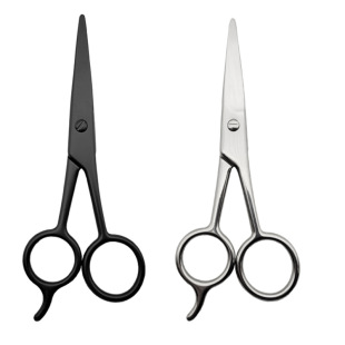 Factory spot stainless steel beard scissors beard scissors nose hair scissors makeup scissors home hair embroidery hairdressing scissors