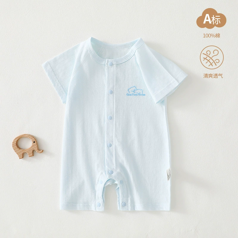 Детские комбинезоны из хлопка категории летняя тонкая одежда для новорожденных