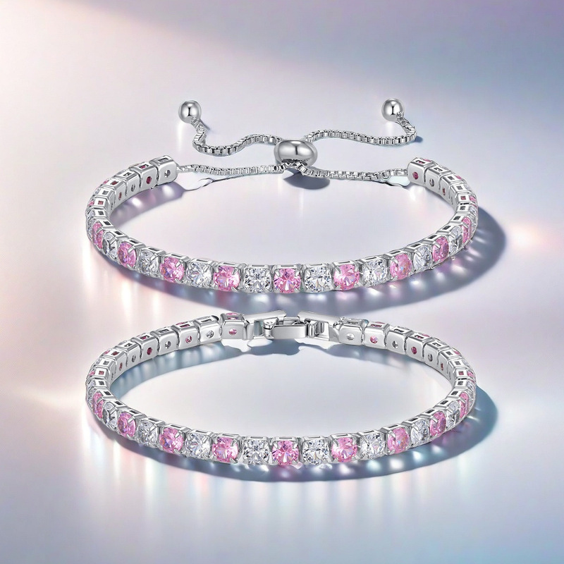 European and American Popular Colorful Zircon Bracelet Set Combination Wholesale Colorful White Golden Plated Tennis Bracelet Bracelet European and American Popular Colorful Zircon Bracelet Set Combination Wholesale Colorful White Golden Plated Tennis Bracelet Bracelet