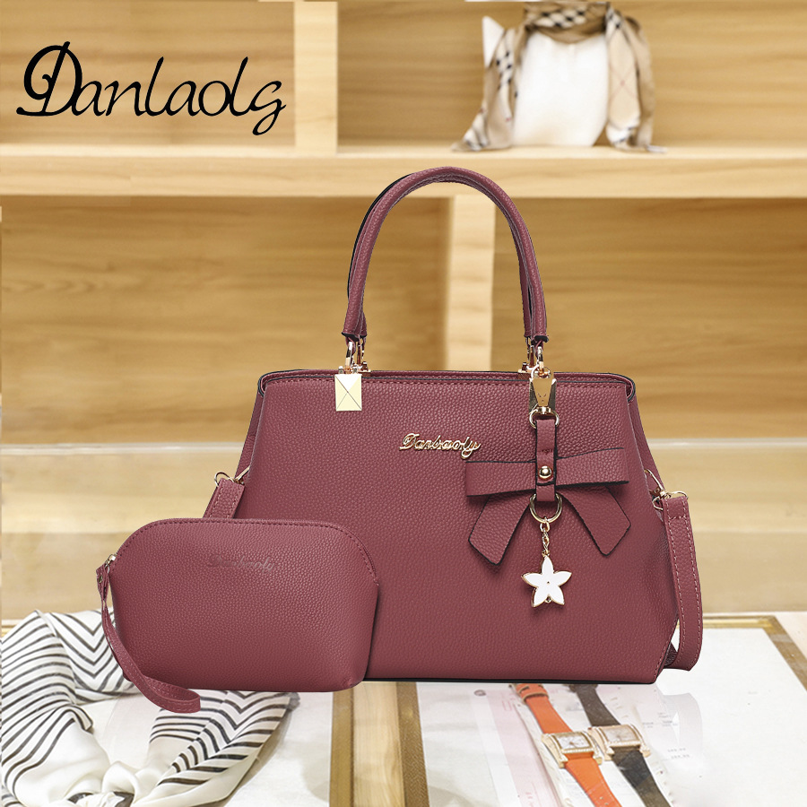 [Productos de Guangzhou] bolso de mujer de gran capacidad otoño 2025, bolso de boda con lazo de alta calidad para mujer