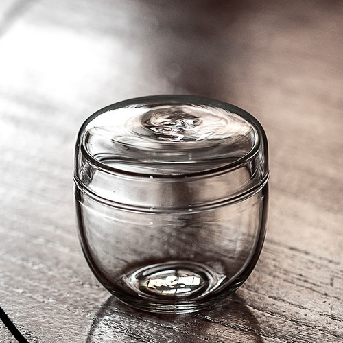 Japanese-style tea can small portable creative glass tea warehouse storage can sealed household small fresh wake-up tea can
