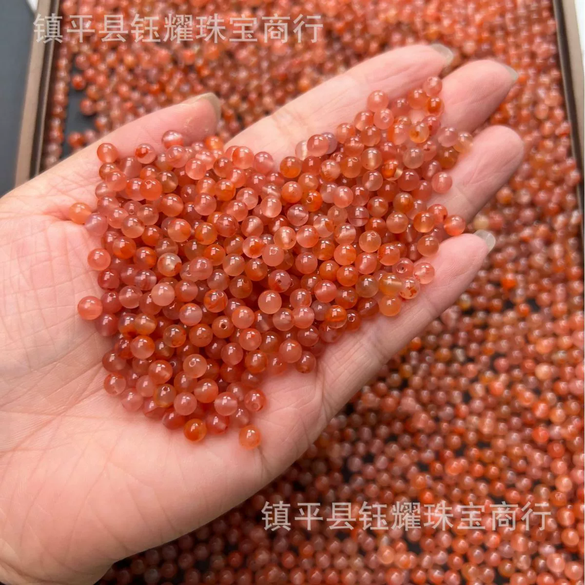 Xiaomi органический красный браслет handmade ожерелье бисер натуральная руда аксессуары