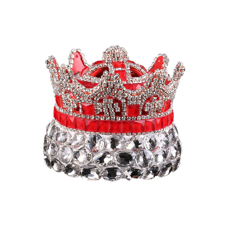 Diamond Crown Car Perfume Sleeve Accessories for Women Accessories for Cars Fragrance Glass Fresh
