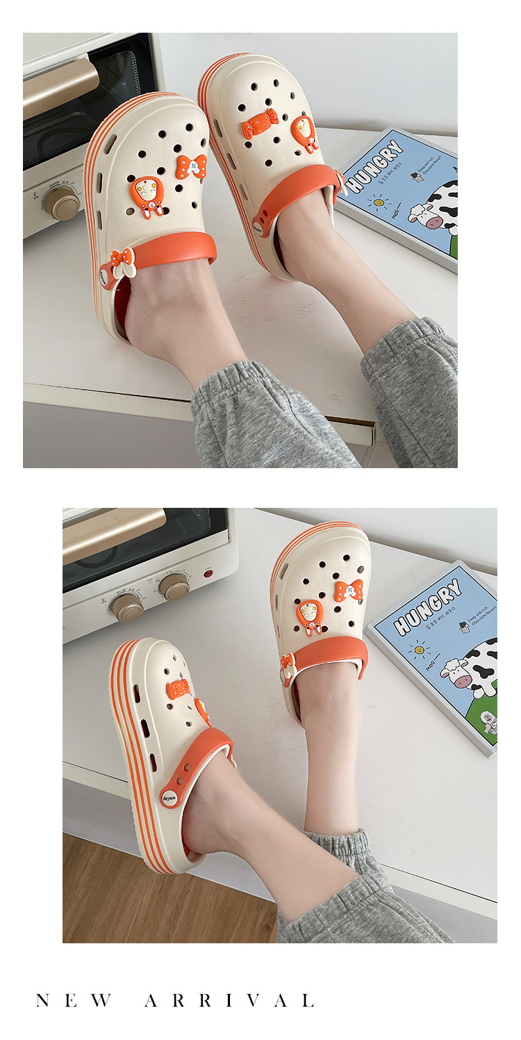 Sandali da donna Party Tessuto Cinturini regolabili in gomma Impermeabili_voghion.com