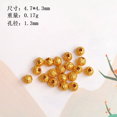S925 silver gold-plated walnut wool Zərgərlik ara hissələri - pixiu-style
