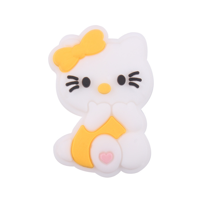 Productos creativos para bebés DIY dibujos animados animales karting gatos silicona bebé tetina cadena de dientes molares accesorios de pulsera de diente