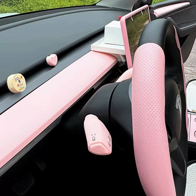 Sürətlər qutusu və əl tormozu başlıqları Y modified steering wheel