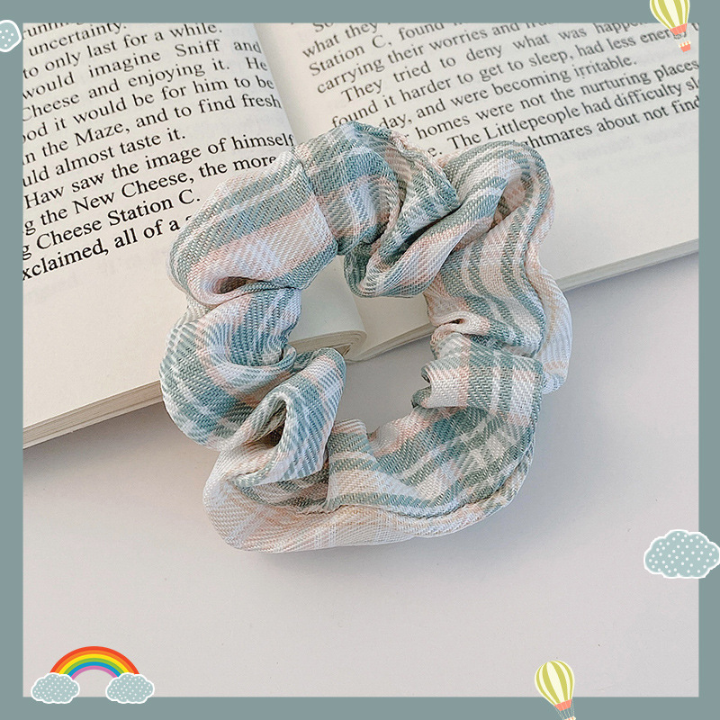 Anillo de cabello de intestino grande coreano para mujeres de alto nivel toallas cuadradas cuerdas de cabello de alta elasticidad y elásticas duraderas flojas flojas