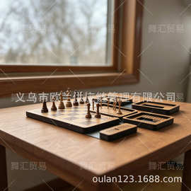 旅行便携计分板桌游卡牌记分游戏折叠三轨克里比奇棋盘随身棋702
