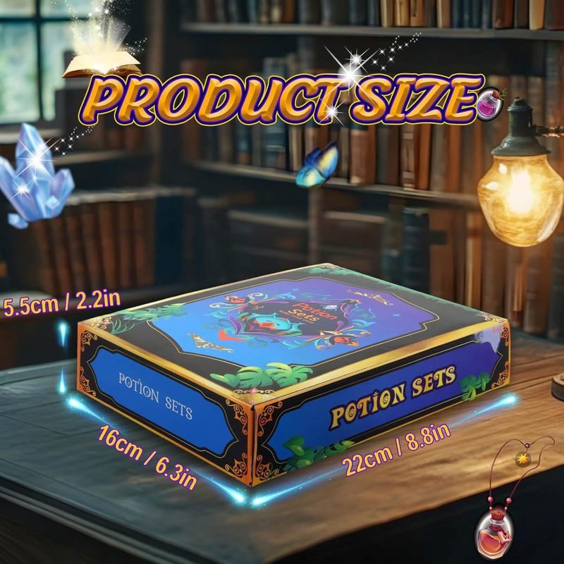 跨境新品魔法药水套装DIY玩具儿童创意趣味手工科学魔法混合实验|undefined