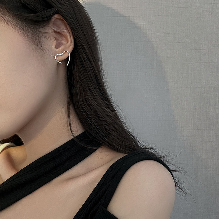 Boucles d'oreilles cœur sunburst élégantes bijoux haut de gamme_voghion.com