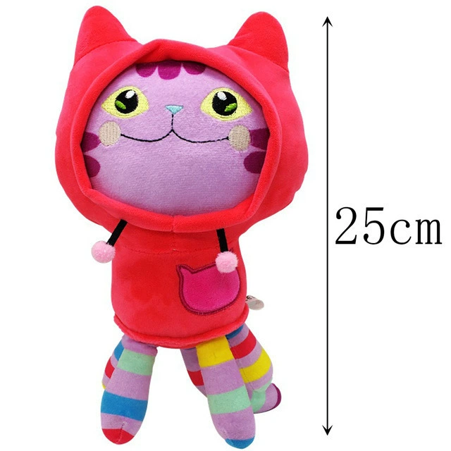 Плюшевые игрушки Gabby Dollhouse Kawaii Mercat — милое мягкое животное