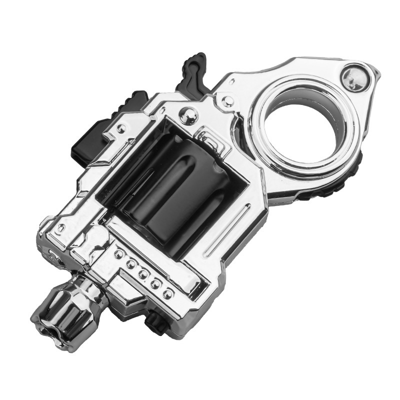 合金エージェントスカイ法執行官リボルバーおもちゃの銃ソフト弾丸銃 EDC ミニ減圧スプレーリングモデルピストル|undefined