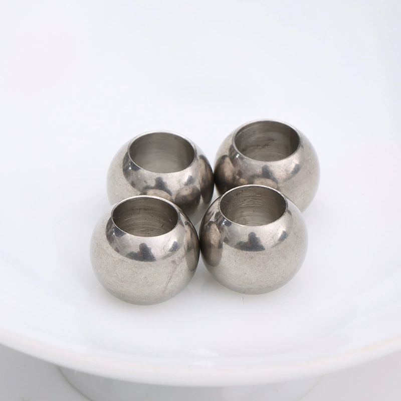 304 201 нержавеющая сталь углеродистая сталь зубья стальной шар/резьбовой шар сплошной перфорированный стальной шарик сквозного отверстия 5mmm10mm