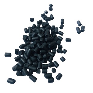 Supply of black PVC 90 ° recycled plastic particles for sale
