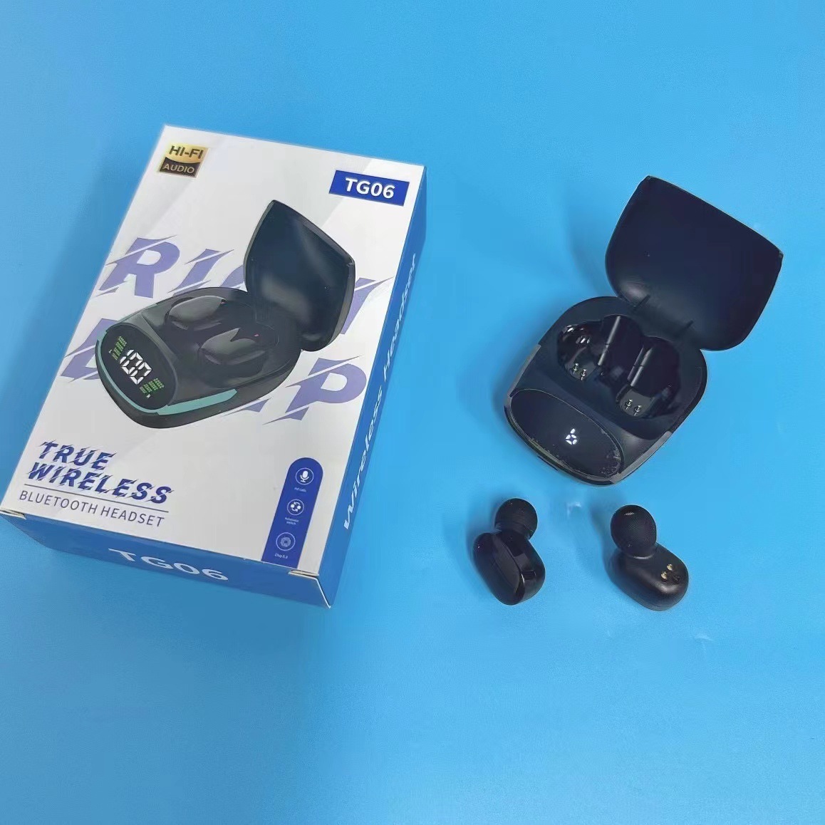 Modelo privado explosivo transfronterizo YD03 M90 F9-5C M25 E7S Pantalla digital táctil TWS 5.4 Auriculares Bluetooth F9