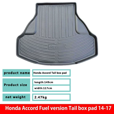 Suitable for Honda Accord Trunk Mat, Wear-Resistant, Waterproof, Interior Modification, Environmentally Friendly Tpe Trunk Mat