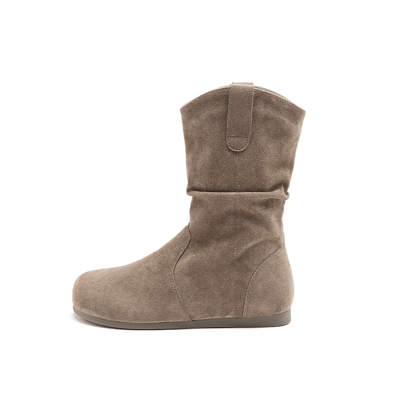2026 nuevo invierno botas de camelón retro montado botas Martin botas de vaquero western Maillard