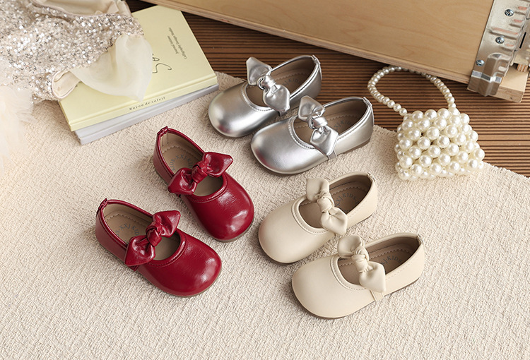 Rote Lederschuhe Für Mädchen Im Koreanischen Stil Kindermokassins_voghion.com