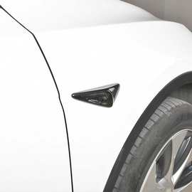 适用于Tesla MODEL3/Y/S/X碳纤维叶子车身升级全包边装外饰贴片