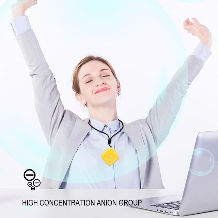 Cross-border neck air purifier portable mini negative ion purifier carry-on necklace factory direct supply