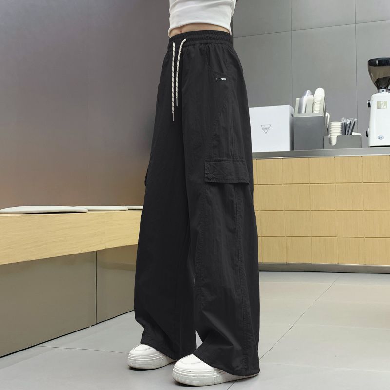 Girls' Summer Thin Pants 2025 New Children's Loose Casual Long Pants Stylish Summer Cargo Pants for Older Children