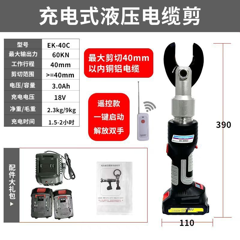 40C tijeras de control remoto de visualización