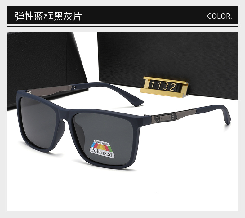 Men's Polarized Sunglasses for Driving and Fishing, UV Protection, Anti-Glare Outdoor Eyewear with High-Definition Lens
