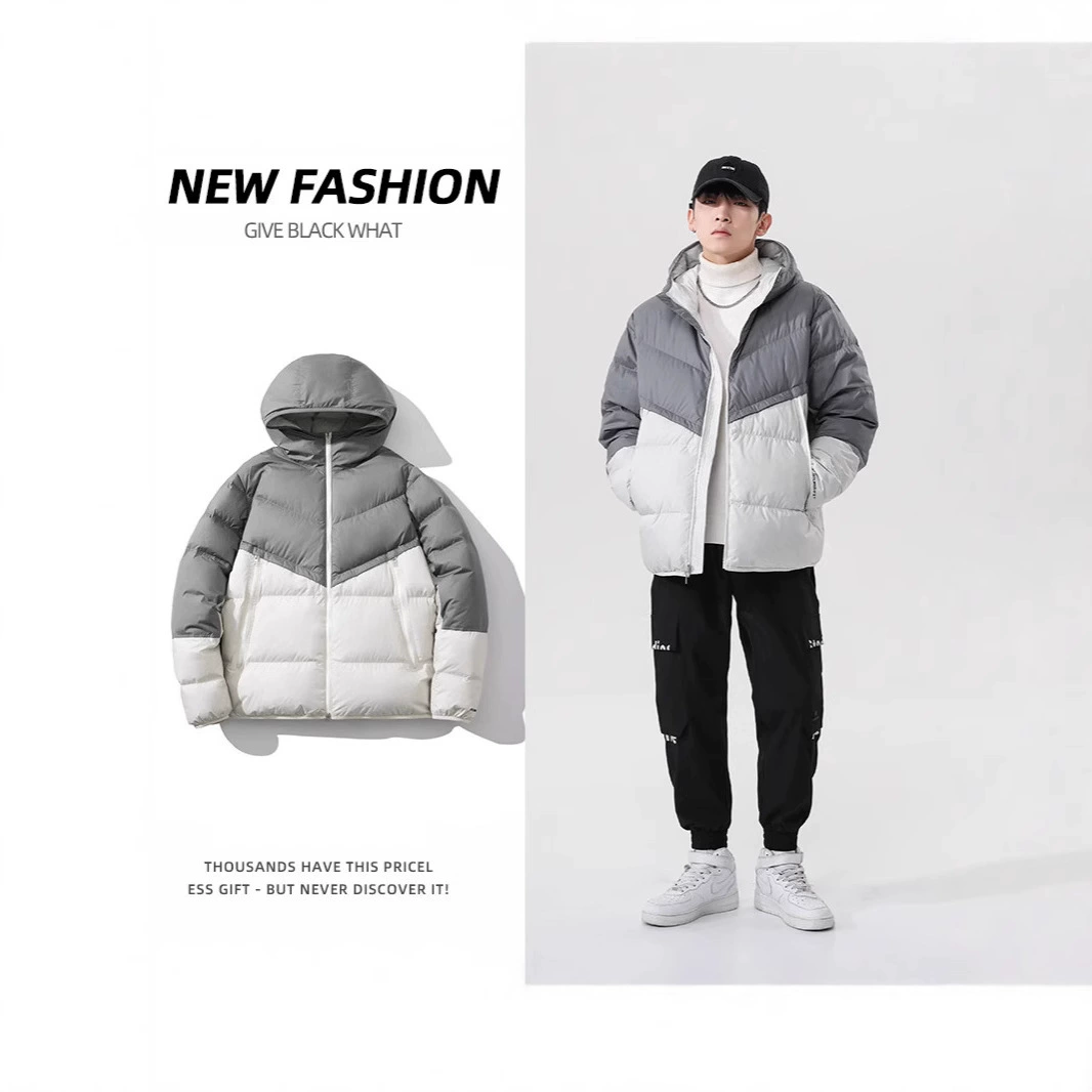 Winter keep warm down jacket for leisure for students, oversize
