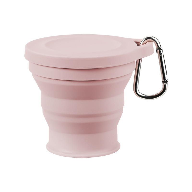 Taza de agua de silicona de compresión plegable al aire libre para perros, tazón de acompañamiento conveniente para caminar con perros, botella de agua para mascotas, agua potable y alimentos