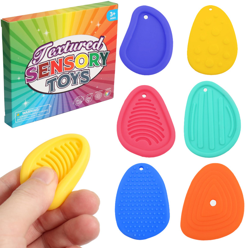 シリコーン子供官能的な石Squishy Sensory Toysクリスマス靴下充填自閉症多動症ギフト|undefined