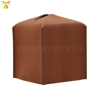 Car tissue box/set Korean Style Household Tissue Cover - dark-brown