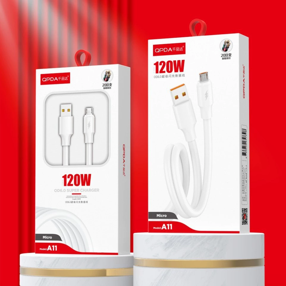 Кабель данных 120W A11 A12 A13, быстрая зарядка 6A, мульти‑разъемы Android, Apple‑стиль, условно Type-C