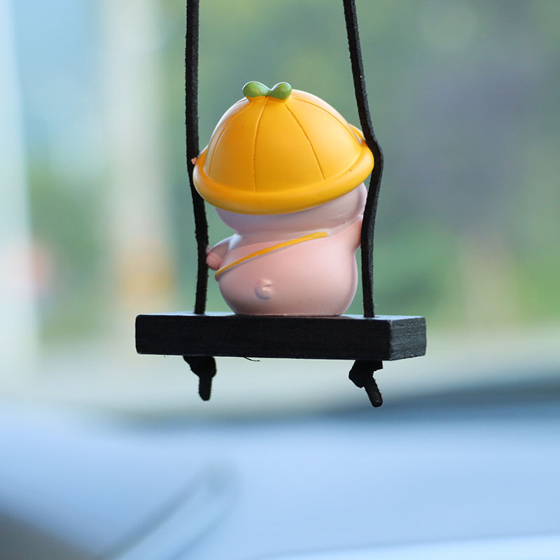 Cross-border e-commerce for creative piggy car interior pendants car ornaments car pendants decorative pendants