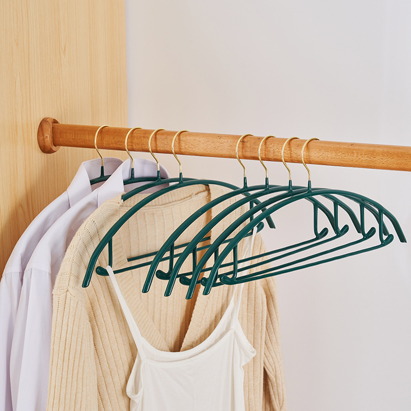 Same as the clothes hanger semicircle anti-shoulder corner seamless household plastic dipping clothes drying support hanging clothes drying support clothes hanger Picture