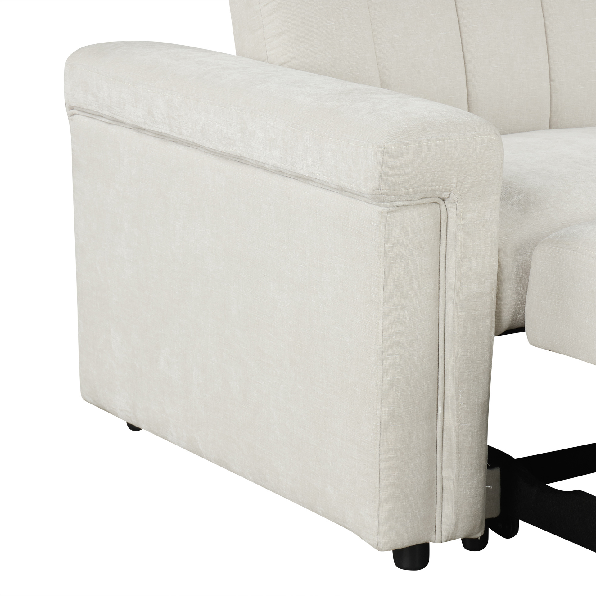 Sofá cama, sala de estar plegable, apartamento pequeño, multifuncional, simple, doble asiento, sofá cama deslizante, doble propósito image 3