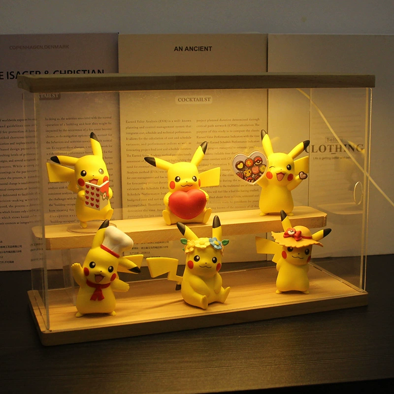 Фигурка-пикачу декоративная кукольная модель Pokémon маленький огненный дракон слепой бокс кукла для мальчиков и девочек